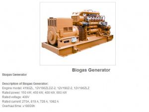 biogas generator